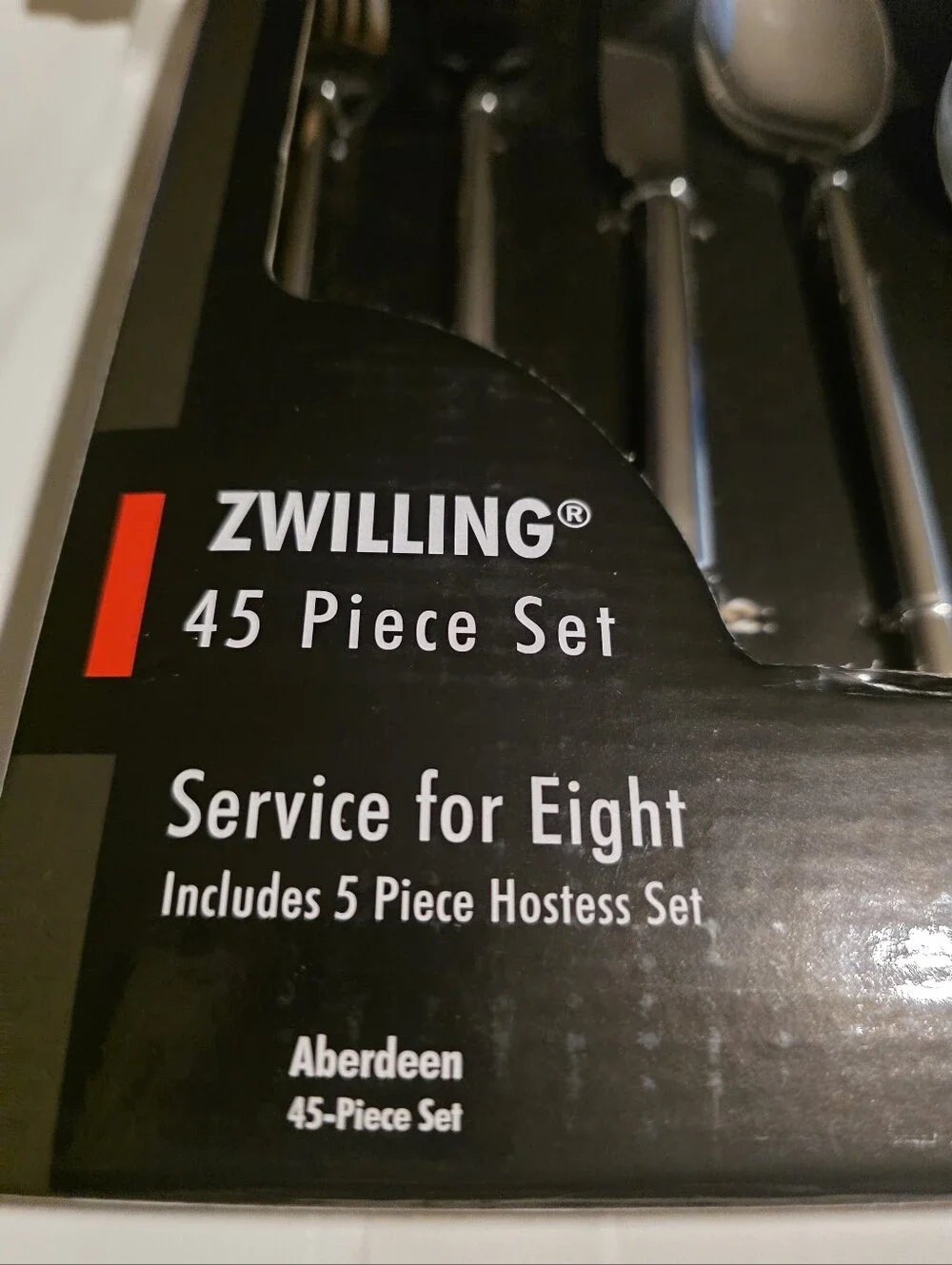 ZWILLING Aberdeen 45-pc 18/10 Stainless Steel Flatware Set.